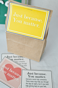 Printable Tags for Blessing Bags