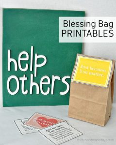 Printable Tags for Blessing Bags