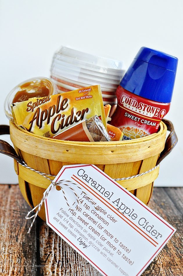 Perfect for fall - Caramel Apple Cider Kit with Printables | Thirty Handmade Days