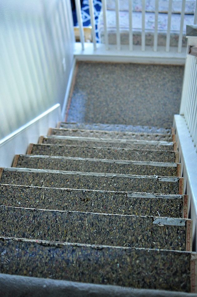 Stairs during the carpet redo