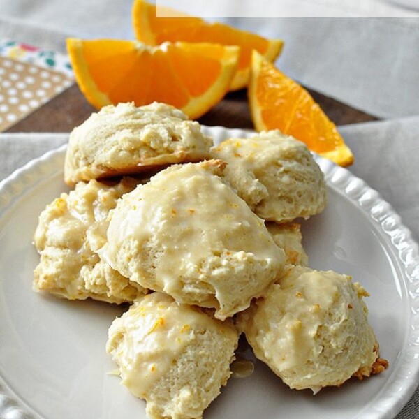 Frosted Orange Cookies