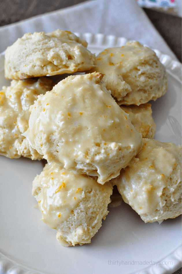 Frosted Orange Cookies