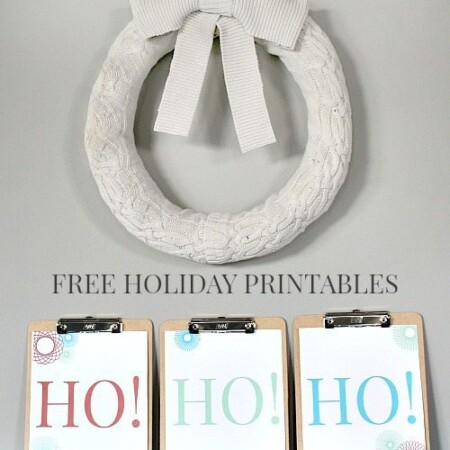 Free Holiday Printables from Design, Dining and Diapers for Bake Craft Sew