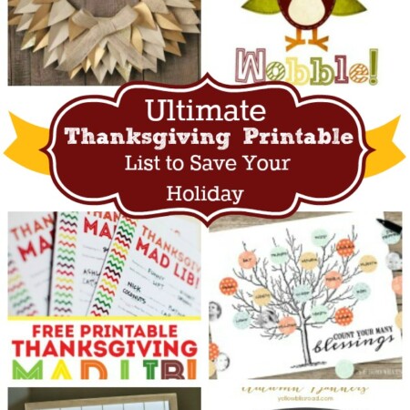 the Ultimate Thanksgiving Printables to save the holidays