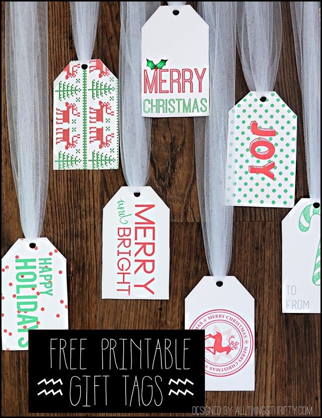 Printable Christmas Gift Tags