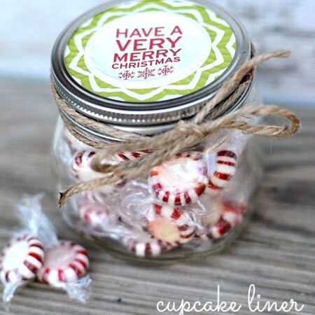 Cupcake Liner Gift Jars from Simply Kierste for Bake Craft Sew