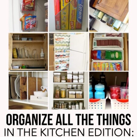 Organize all the things - Kitchen Edition: how to organize your cabinets and drawers via www.thirtyhandmadedays.com