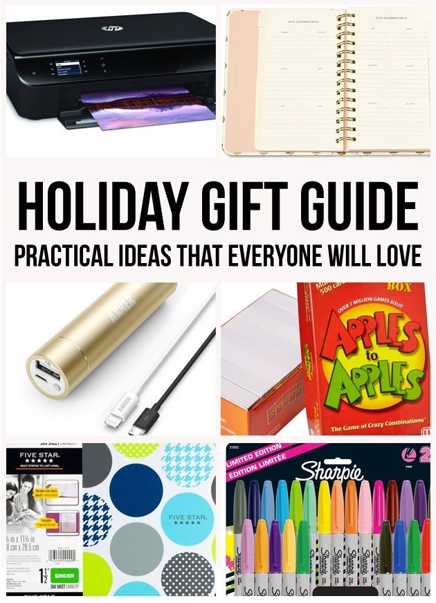 Practical Holiday Gift Guide- practical gift ideas that everyone will love! 