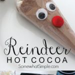 Reindeer Hot Cocoa - make these cute gifts for neighbors and friends! via www.thirtyhandmadedays.com