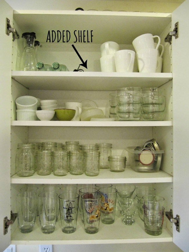 How to Organize Kitchen Cabinets - Thirty Handmade Days