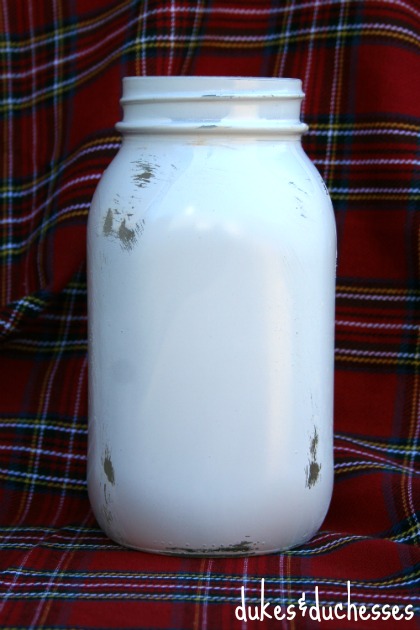Snowman Mason Jar Hot Cocoa Gift - paint the jar via www.thirtyhandmadedays.com