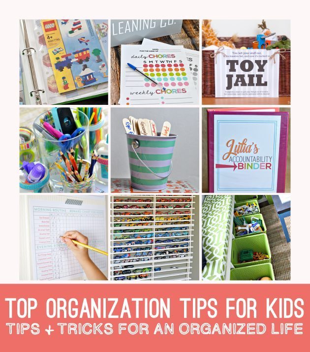 Top organizing tips for kids - ways to help kids learn how to organize 