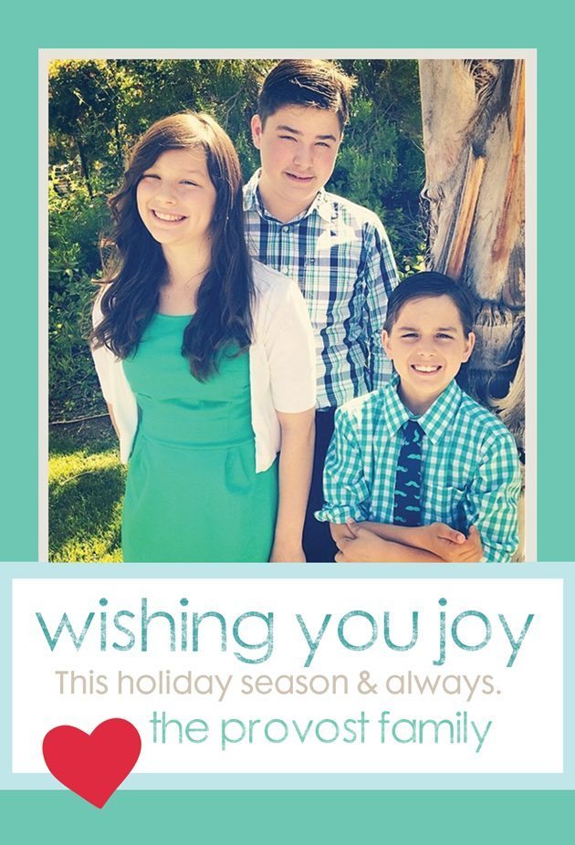 Downloadable Holiday Card from Thirty Handmade Days 