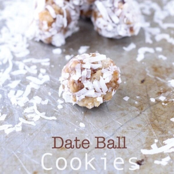Date Ball Cookie Recipe