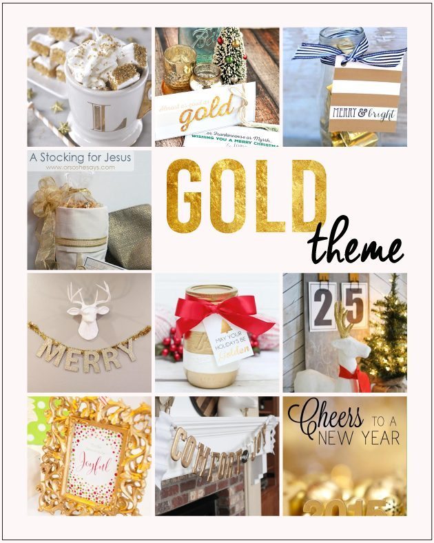 Monthly blog hop - this month's theme is Gold! 
