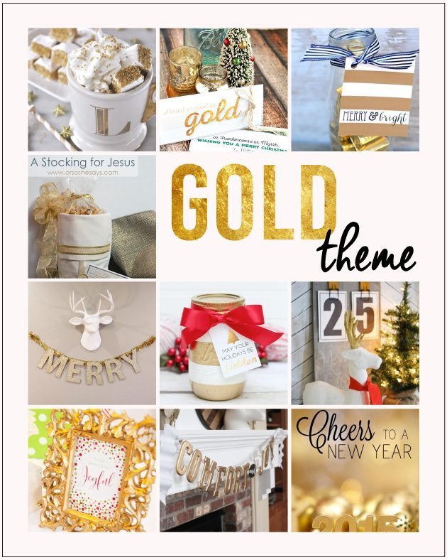 Monthly blog hop - this month's theme is Gold! 