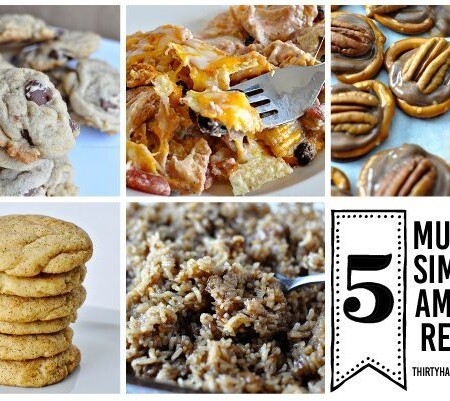 5 must try recipes that are simple and amazing! From www.thirtyhandmadedays.com