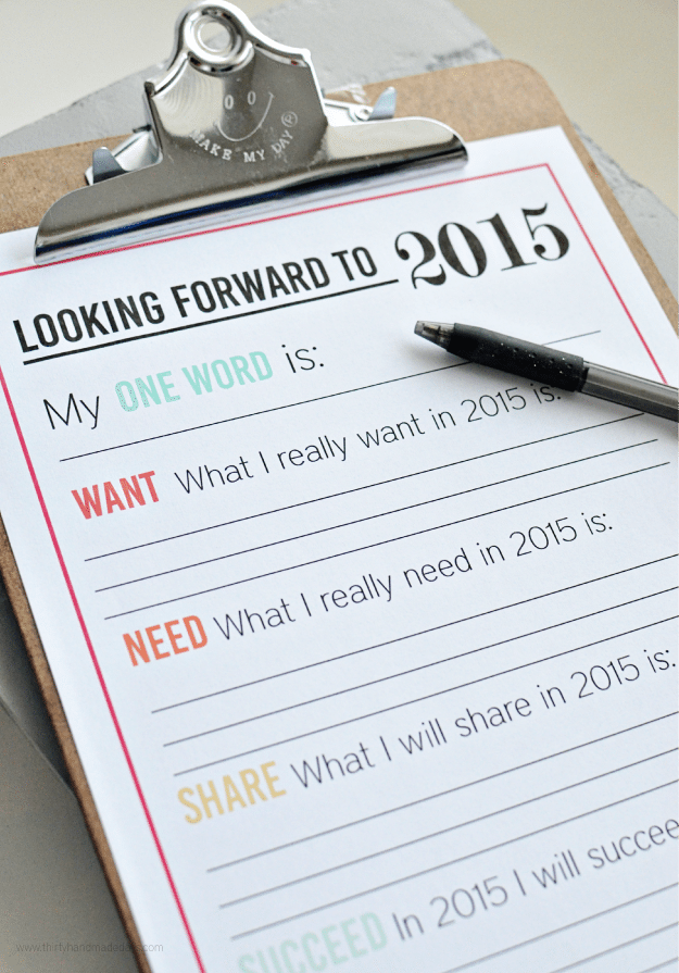 How to Write a New Year&amp;#039;s Resolution + Free Printable (2023 Update)