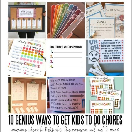 10 Genius Ways to Get Kids to Do Chores via Thirty Handmade Days