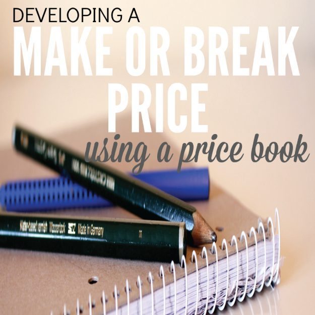 Make or break price book 