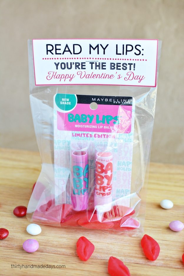 Lip Balm Valentine with printable from Thirty Handmade Days 