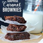 Surprise Caramel Brownies - they taste so great and are simple to make! Thirty Handmade Days