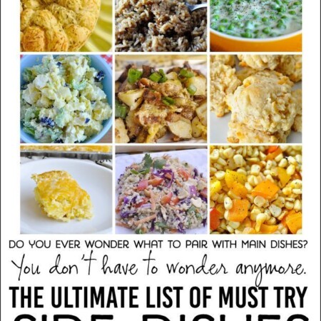 the Ultimate List of Side Dishes: don't