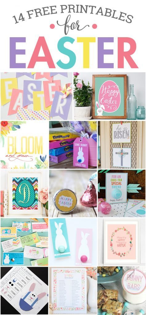 14 Free Printables for Easter 