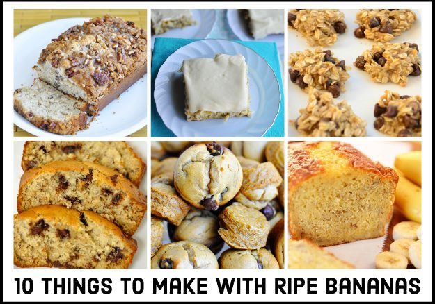 10 Things to Make with Ripe Bananas