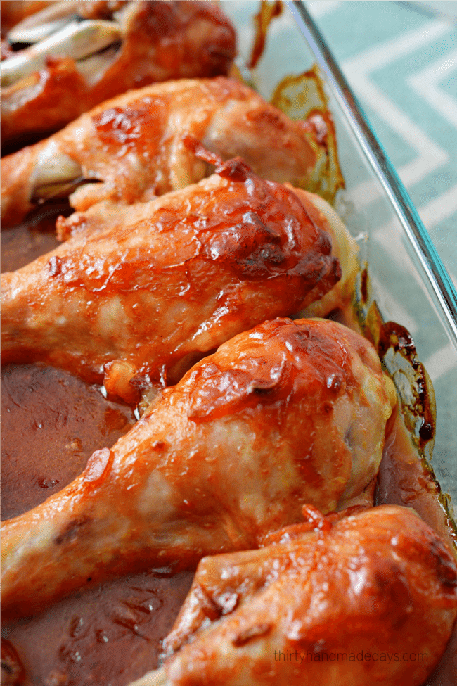 Mom's Chicken Drumettes - using only 4 ingredients and so easy to make! 