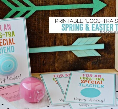 Printable Eggs-tra Special Spring & Easter Tags from www.thirtyhandmadedays.com