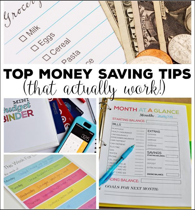 Money Saving Tips (that actually work!)