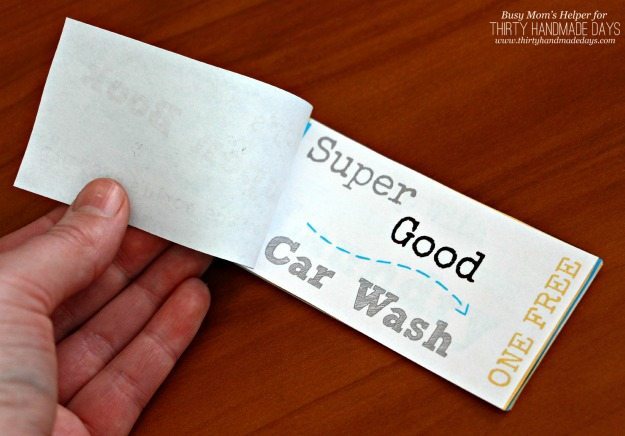 Printable Father's Day Coupon Book / by BusyMomsHelper.com for ThirtyHandmadeDays.com