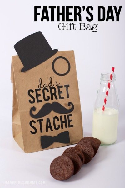 Dad's Secret 'Stache Printable