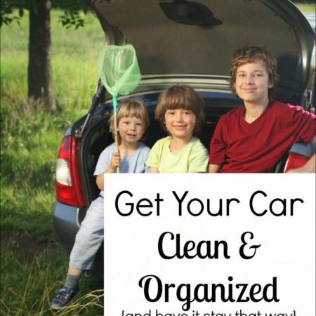 Get your car cleaned and organized!