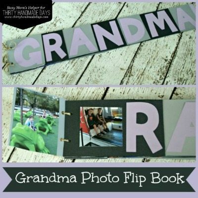 Photo Flip Book for Grandma or Mother's Day Gifts