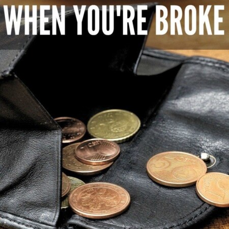 The answer to how to save money when you're broke, isn't complicate or impossible. It is a one-word answer that requires something that many aren't willing to give.