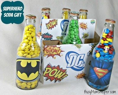 Superhero Soda Gift Printables