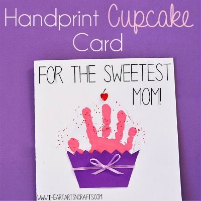 Sweetest Mom Cupcake Card