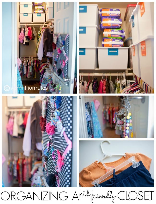 Organizing a Kid Friendly Closet from Beth via www.thirtyhandmadedays.com