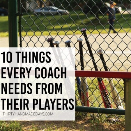10 things every coach needs from his players ..www.thirtyhandmadedays.com