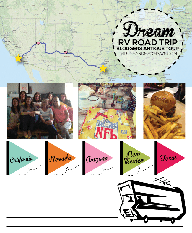 Dream RV Road Trip Bloggers Antique Tour via www.thirtyhandmadedays.com