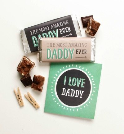 Father's Day Candy Wrappers & Other Printables