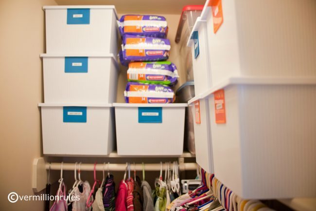 Organizing a Kid Friendly Closet 