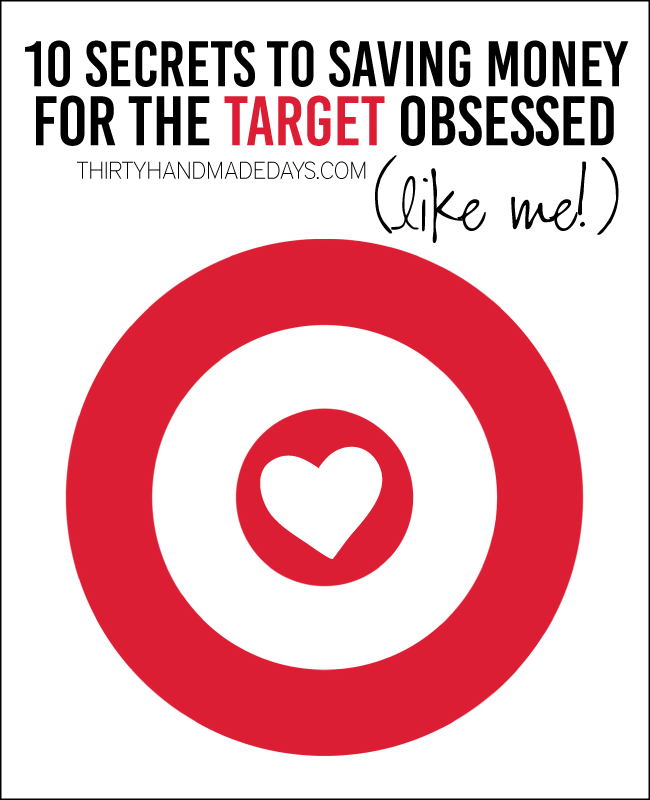 10 Tips for Saving Money at Target from www.thirtyhandmadedays.com