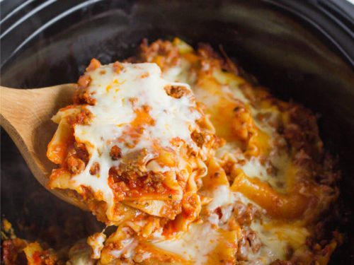 Crockpot Lasagna - Simple Joy