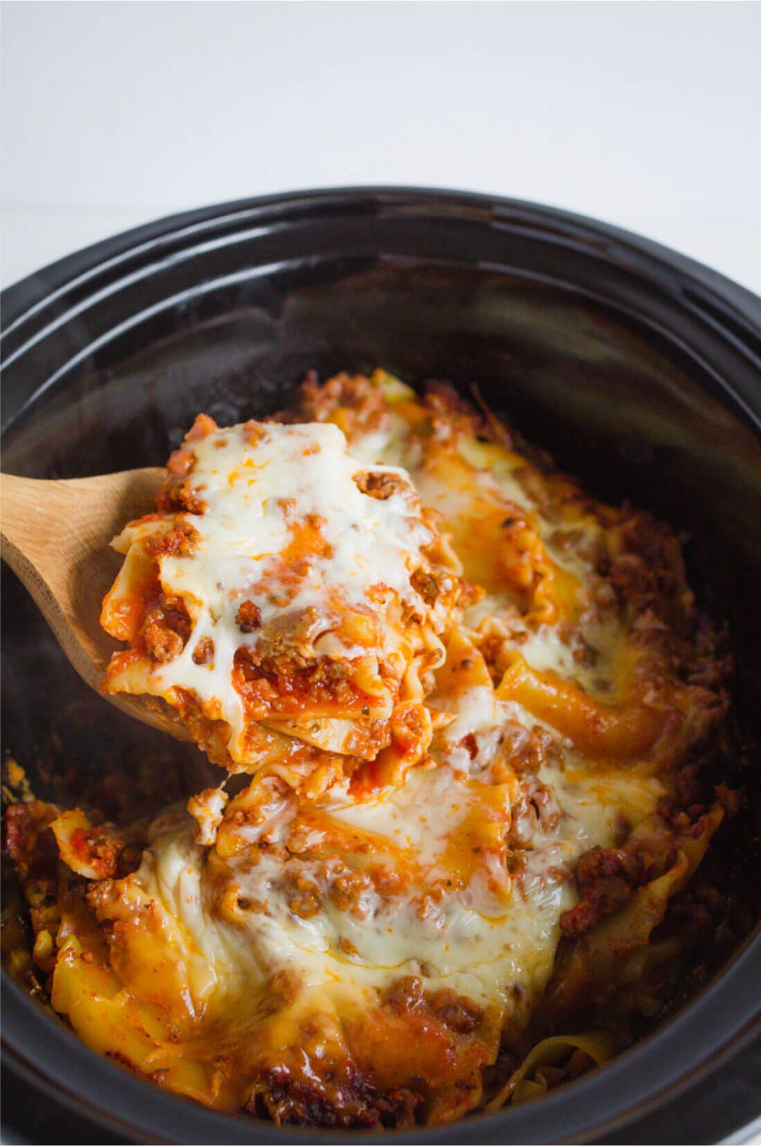 Crockpot Lasagna - a simple way to make an old family favorite.