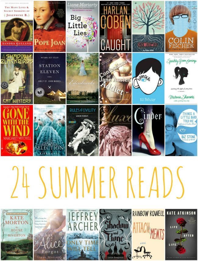 24 Books to Read This Summer via www.thirtyhandmadedays.com