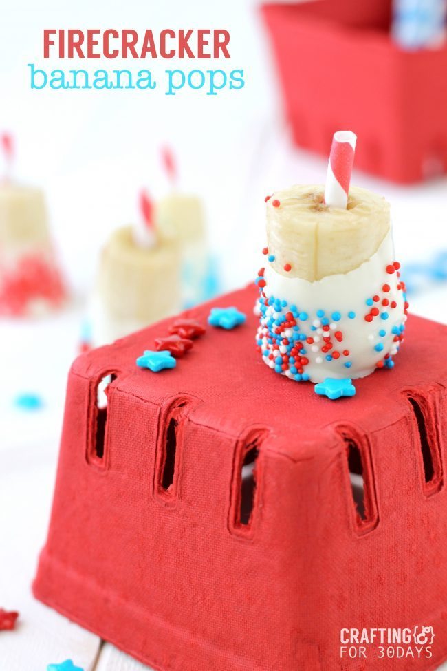 Firecracker Banana Pops