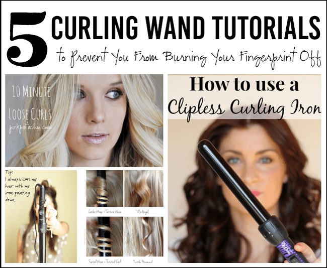 5 Curling Wand Tutorials to Prevent You From Burning Your Fingerprint Off from www.thirtyhandmadedays.com